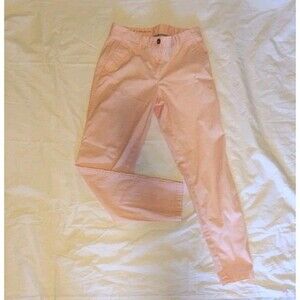 Talbots Girlfriend Chino Pants Womens Sz 4 Bubblegum Pink Cotton Stretch Preppy